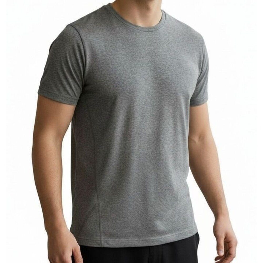 Ten Thousand Durable Tee Men Small Blue Heather Knit T-Shirt Short Sleeve